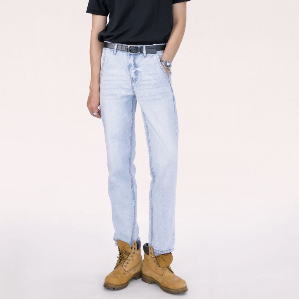 Quần Jeans Form Regular DENIM & MY LIFE Chất Denim Cotton Cao Cấp (QJ01)