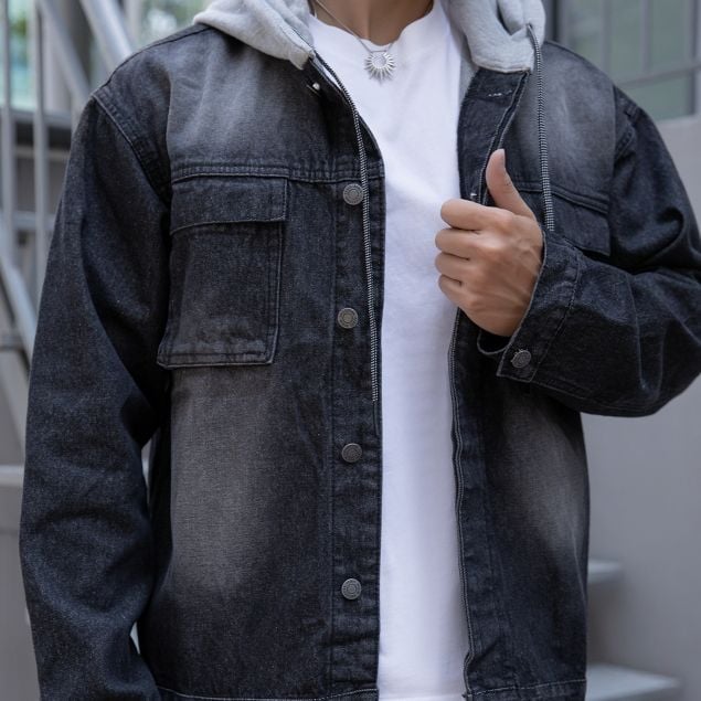 Áo Khoác Jeans Jacket DENIM & MY LIFE Cotton Unisex Form Boxy (AK01)