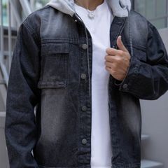 Áo Khoác Jeans Jacket DENIM & MY LIFE Cotton Unisex Form Boxy (AK01)