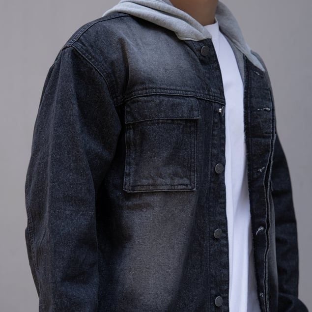 Áo Khoác Jeans Jacket DENIM & MY LIFE Cotton Unisex Form Boxy (AK01)