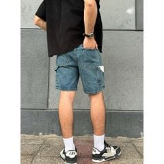 Quần short jean nam thiết kế độc quyền với nhiều túi, dáng thể thao năng động, quần đùi bò thể thao