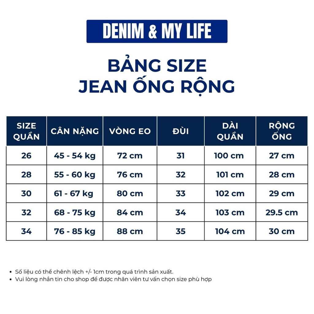 Quần Jeans Wide Leg Unisex Wash Bạc Ống Rộng DENIM MY LIFE (QJ23)
