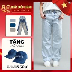 QUẦN JEAN UNISEX BASIC ỐNG SUÔNG, CHẤT DENIM MỀM, THIẾT KẾ DÁNG CHUẨN TREND (QJ17)