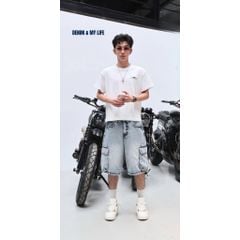 Quần Short Pocket DENIM & MY LIFE chất vải denim cottion (QSJ04)