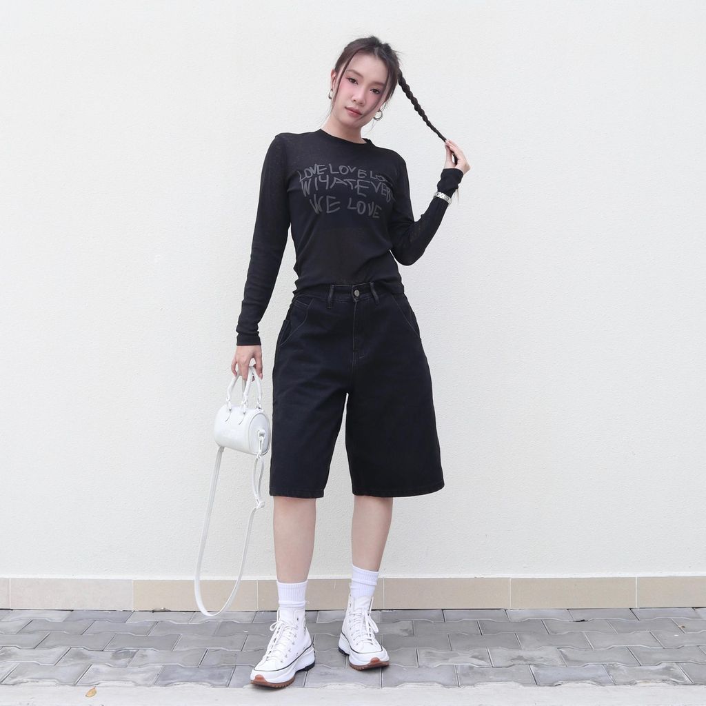 Quần Short Baggy Denim Nam Nữ - Chất Cotton Denim Chính Phẩm Cao Cấp Dày Dặn Denim My Life (QSJ01.1)