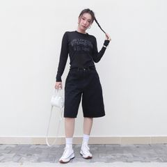 Quần Short Baggy Denim Nam Nữ - Chất Cotton Denim Chính Phẩm Cao Cấp Dày Dặn Denim My Life (QSJ01.1)