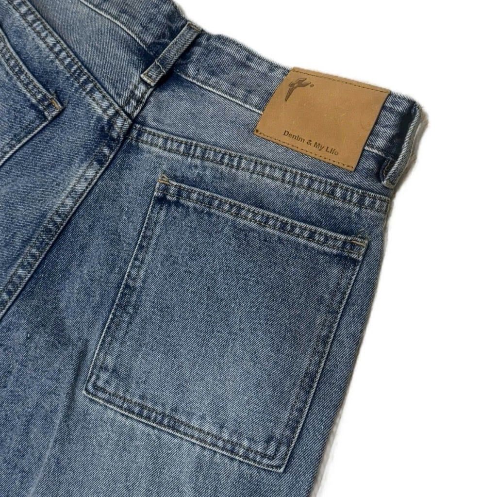 Quần jean CARGO PANT UNISEX ống suông thiết kế túi hộp túi lớn, quần bò dài nam nữ cá tính