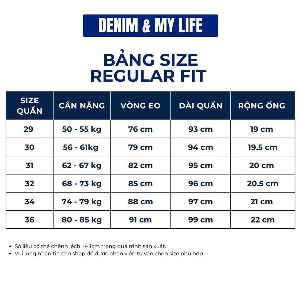 Quần Jeans Nam Form Regular Chất Denim Cotton DENIM MY LIFE (QJ01.1)