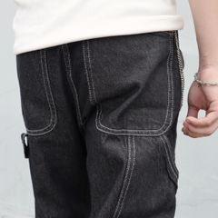 QUẦN CARPENTER JEAN, FORM BAGGY ỐNG SUÔNG, ĐƯỜNG MAY NỔI BẬT, CHẤT DENIM DÀY CHUẨN TREND (QJ18