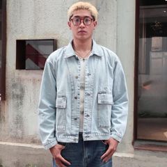 URBAN LIGHT BLUE JACKET, Denim Nam Nữ Phong Cách Streetwear Trẻ Trung Cá Tính (AJ20)