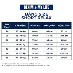 Quần Short Jeans DENIM & MY LIFE unisex wash rách, vải denim cotton dày dặn (QSJ05)