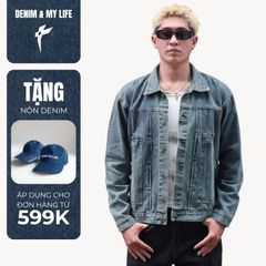URBAN BLUE JACKET, Chất Denim Phong Cách Retro Vintage Dễ Phối Đồ (AJ19)
