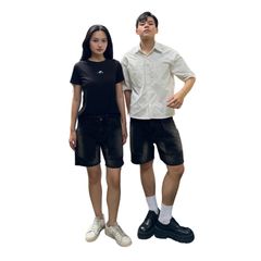 Quần jean SHORT DENIM BIG POCKET unisex thiết kế độc quyền dáng ngắn trên gối