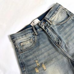 Quần Jeans Stone Wash DENIM & MY LIFE Nam Nữ Series Form Loose Fit (QJ21)