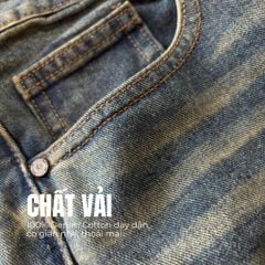Quần Jeans Nam Form Cooper Fit DENIM & MY LIFE Chất Denim Cotton Cao cấp, Dày Dặn (QJ02)