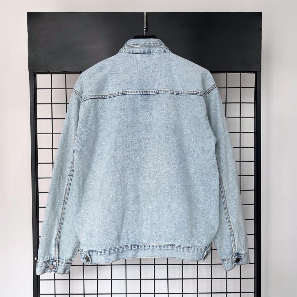 URBAN LIGHT BLUE JACKET, Denim Nam Nữ Phong Cách Streetwear Trẻ Trung Cá Tính (AJ20)