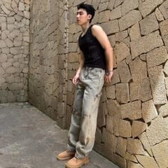 QUẦN CARPENTER JEAN DENIM & MY LIFE , ĐƯỜNG MAY NỔI BẬT, CHẤT DENIM DÀY CHUẨN TREND (QJ18)