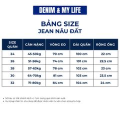 ( DEAL MỞ BÁN ) Quần Jeans Ống Rộng Nam Nữ , Quần Cargo Pant tôn dáng DENIM & MY LIFE (QJ22)