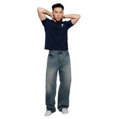 Quần jean nam nữ ống suông rộng DENIM MY LIFE QUẦN DÀI bò unisex mang đậm phong cách cá nhân