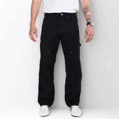 Quần Jean Nam Double Knee Nâu Chất Denim cotton Cao Cấp | Quần Jeans Nam Ống Suông Phong Cách Trẻ Trung Năng Động | Nam Nữ Đều phù Hợp( QJ03)