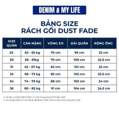 Quần Jeans Rách Gối Dust Fade Cá Tính, Form Ống Suông, Chất Denim Wash Bụi, Streetwear (QJ16.1)