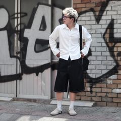 Quần Short Baggy Denim Nam Nữ - Chất Cotton Denim Chính Phẩm Cao Cấp Dày Dặn Denim My Life (QSJ01.1)