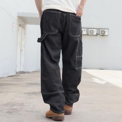 QUẦN CARPENTER JEAN, FORM BAGGY ỐNG SUÔNG, ĐƯỜNG MAY NỔI BẬT, CHẤT DENIM DÀY CHUẨN TREND (QJ18