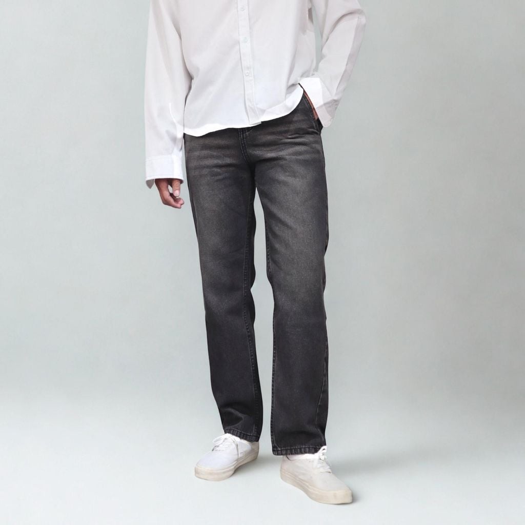 Quần Jeans Nam Form Regular Chất Denim Cotton DENIM MY LIFE (QJ01.1)