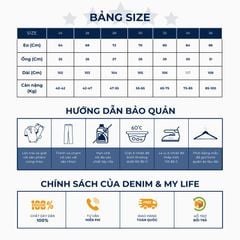 Quần jean unisex dáng suông ống rộng phong cách streetwear STRIPED DÀI dày dặn
