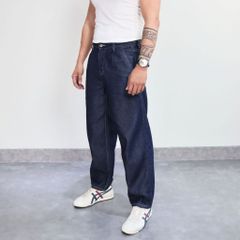 Quần Jeans DENIM & MY LIFE nam ống suông vải denim cotton (QJ13)