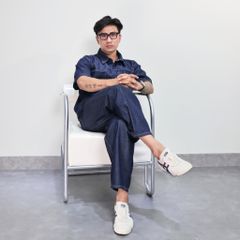 Quần Jeans DENIM & MY LIFE nam ống suông vải denim cotton (QJ13)