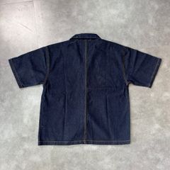 Áo sơ mi tay ngắn DENIM & MY LIFE unisex denim form boxy chất vải denim cotton dày dặn (SM01)