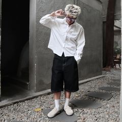 Quần Short Baggy Denim Nam Nữ - Chất Cotton Denim Chính Phẩm Cao Cấp Dày Dặn Denim My Life (QSJ01.1)