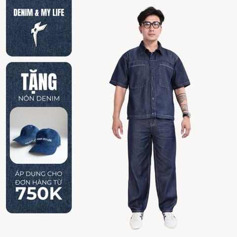 (SDN01) Bộ Jeans Denim SUPER LIGHT AND COOL