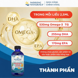  DHA CHO BÉ NORDIC NATURALS 530 MG OMEGA-3 VỚI EPA & DHA 237 ML (VỊ DÂU TÂY) - CT 