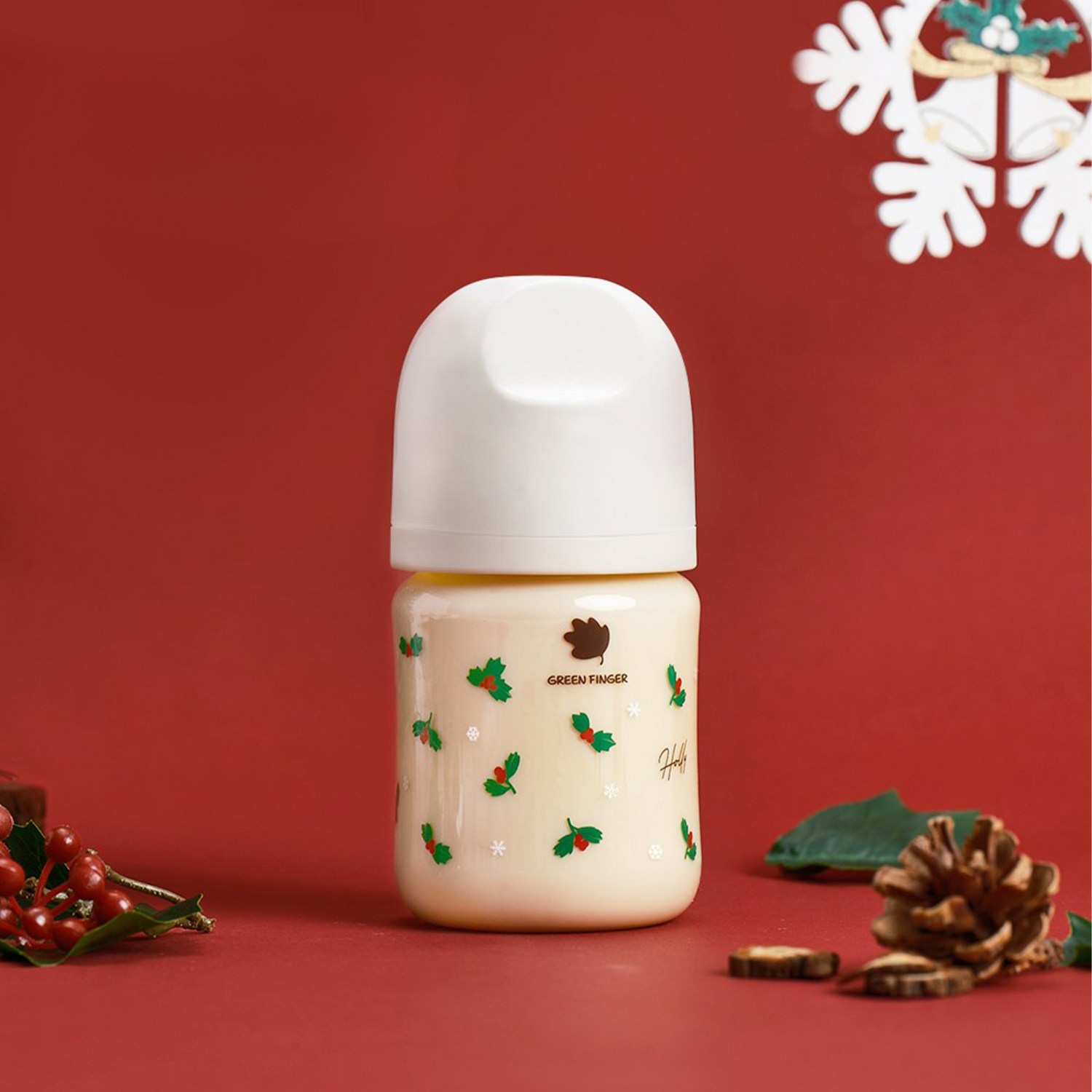  Bình Sữa PPSU Bebegrow Green Finger Cây Ô Rô 