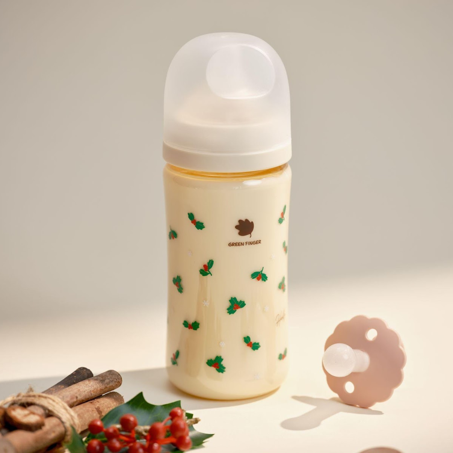  Bình Sữa PPSU Bebegrow Green Finger Cây Ô Rô 