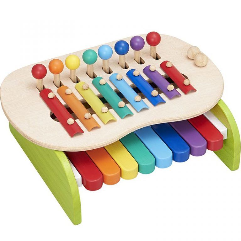  Đồ chơi đàn Piano bằng gỗ Geni Musical Finger Board 