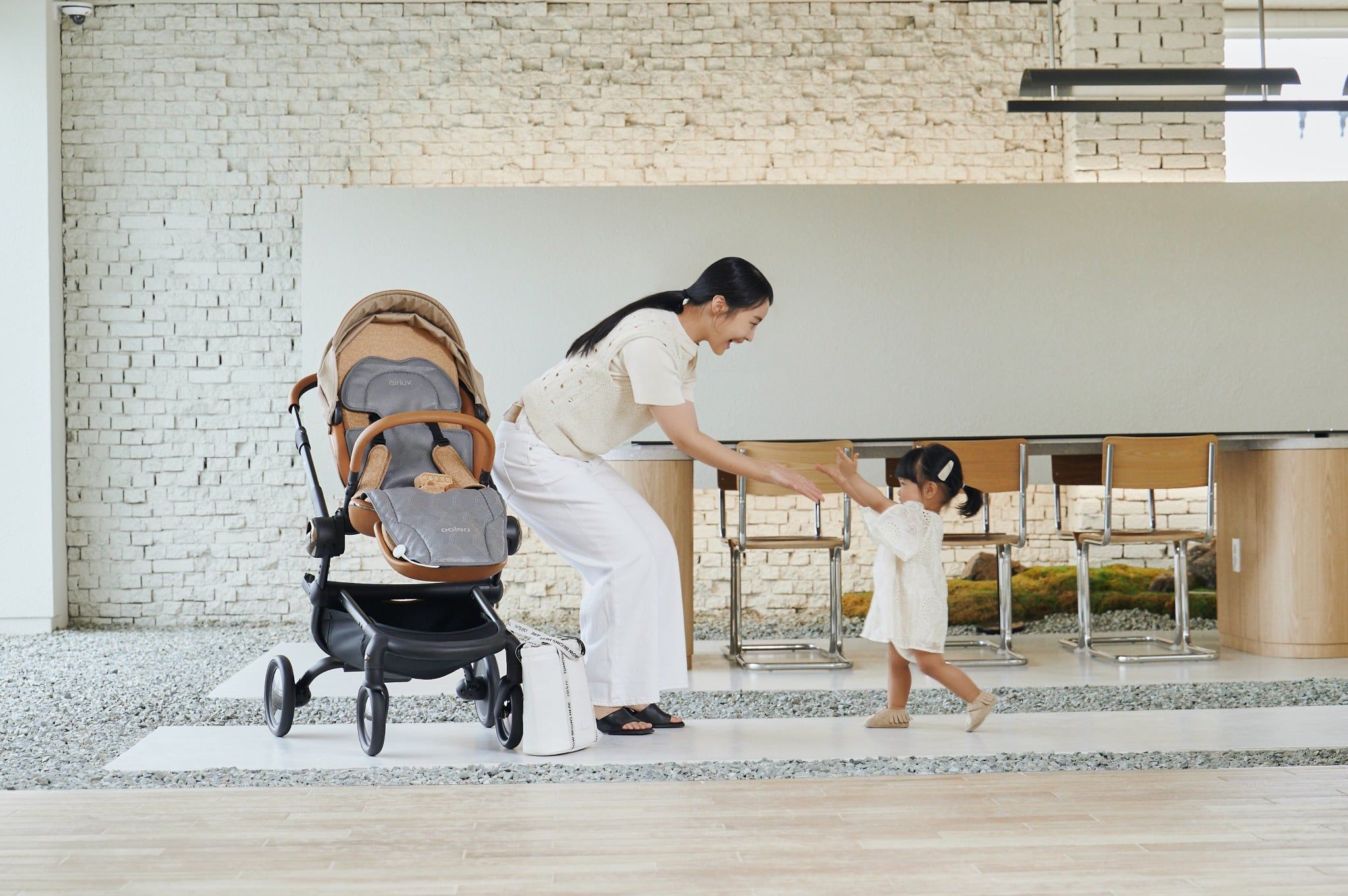  Tấm Lót Xe Đẩy / Ghế Ô Tô Poled Airluv Oreo Điều Hòa Làm Mát Cho Bé 