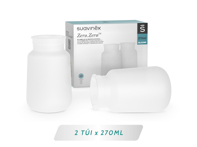  Túi Thay Thế Cho Bình Sữa Zero Zero Suavinex Anti-Colic -270ml 