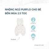  Nhộng Ngủ Purflo Bốn Mùa Cho Bé Từ 0-4M+ All Seasons 2.5 Tog - Storybook Nutmeg 