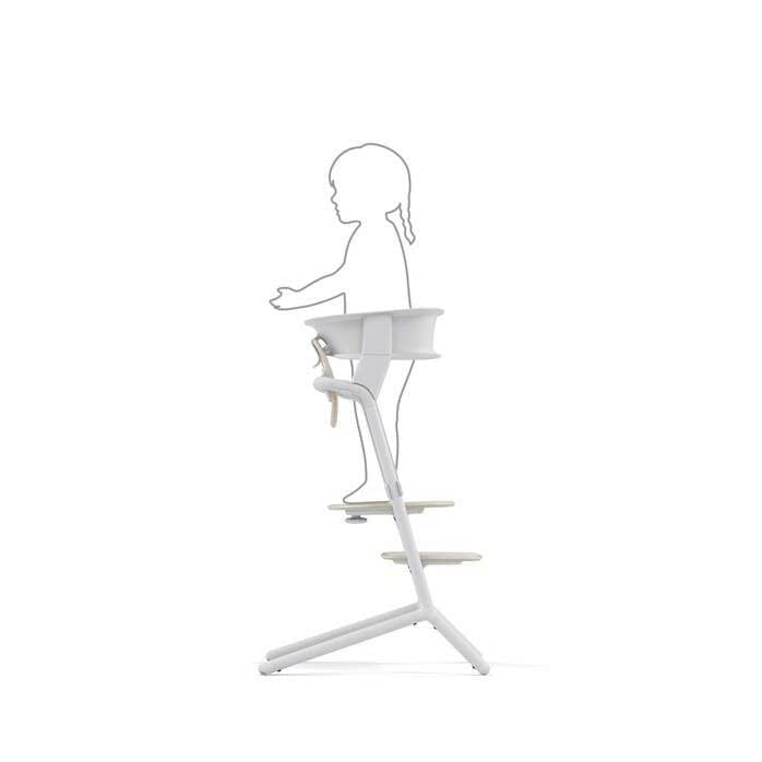  Phụ Kiện Tập Đứng Ghế Cybex LEMO CHAIR Cho Bé - Màu All White 