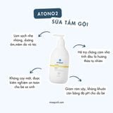  Sữa Tắm Gội 2in1 Dịu Nhẹ ATONO2 Oxygen Cho Bé 300g (0+) 