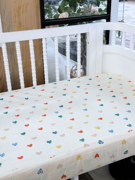  Drap Nệm Cũi Vải Muslim HV Bedding (70x130 cm) 