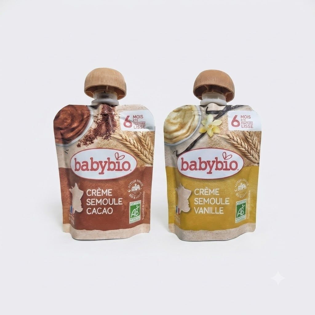  Váng sữa hữu cơ cho bé Babybio Organic Cream 85g 