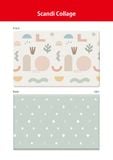 Thảm chơi PVC cao cấp cho bé Dwinguler - Scandi Collage 