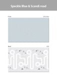  Thảm chơi PVC cao cấp cho bé Dwinguler - Speckle Blue and Scandi Road 