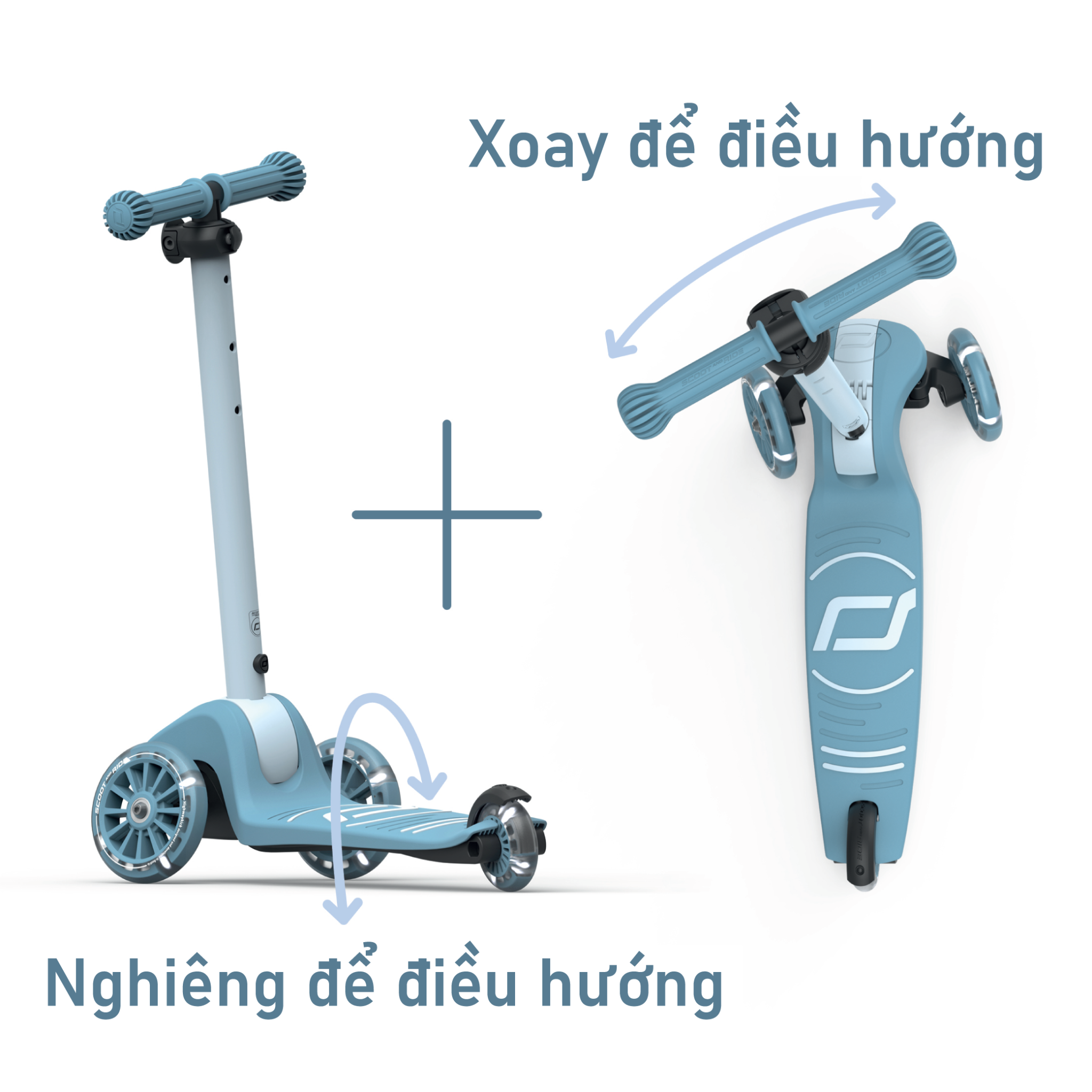  Xe Trượt Scoot and Ride Highwaykick 3S - Steel 