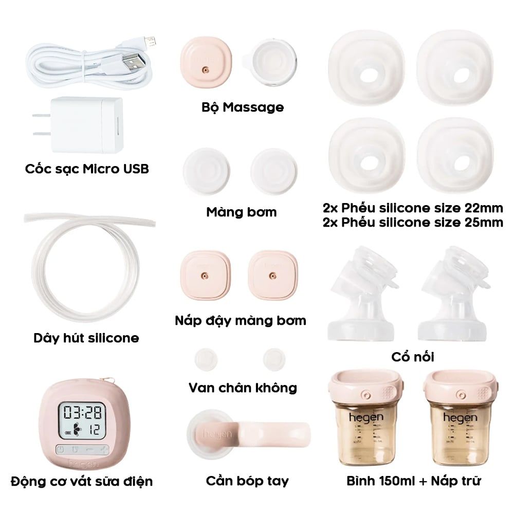  Máy hút sữa Hegen SoftSqround 