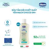  Sữa tắm gội chiết xuất Yến mạch Chicco 0M+ 200ml 
